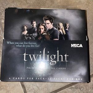 NECA Twilight Premium Trading Cards 1 box with ALL 72 Cards
